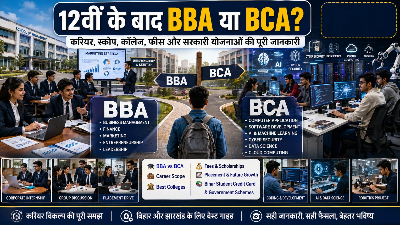 BBA या BCA: आपके लिए 'बेटर' कौन सा कोर्स है? | Sikshanation