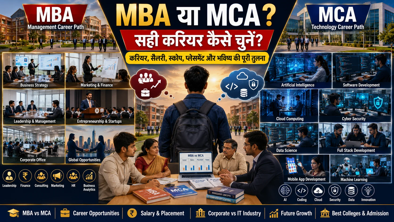 MBA या MCA: बिहार, UP, झारखंड, बंगाल के छात्रों के लिए कौन बेहतर?