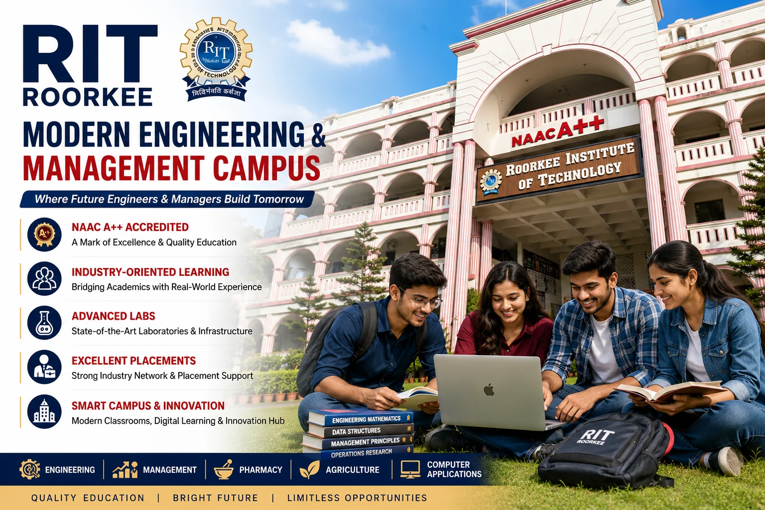 RIT Roorkee Admission 2026: Courses, Fees, Placement, Scholarship और Admission Process की पूरी जानकारी