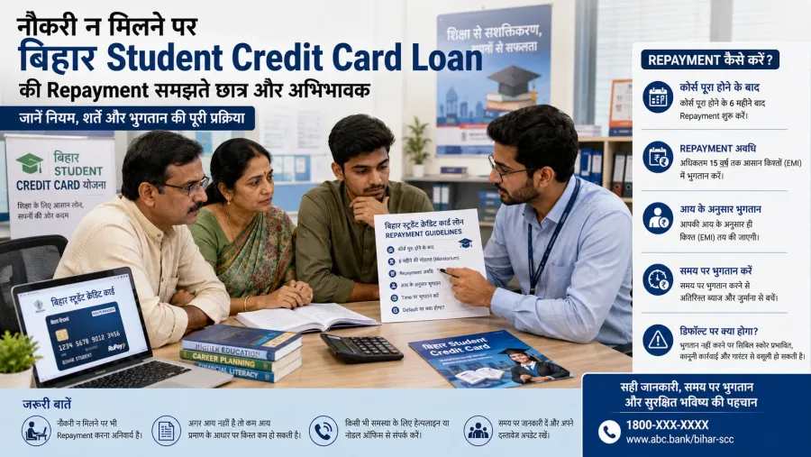 नौकरी न लगे तो Student Credit Card का Loan चुकाना होगा? बिहार के अभिभावकों के लिए पूरी जानकारी