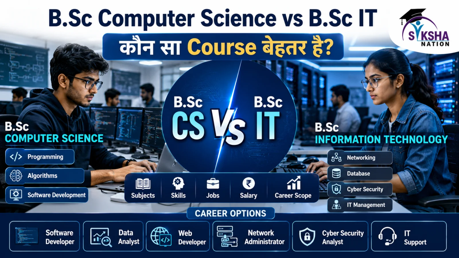 B.Sc Computer Science vs B.Sc IT: कौन सा Course बेहतर है?