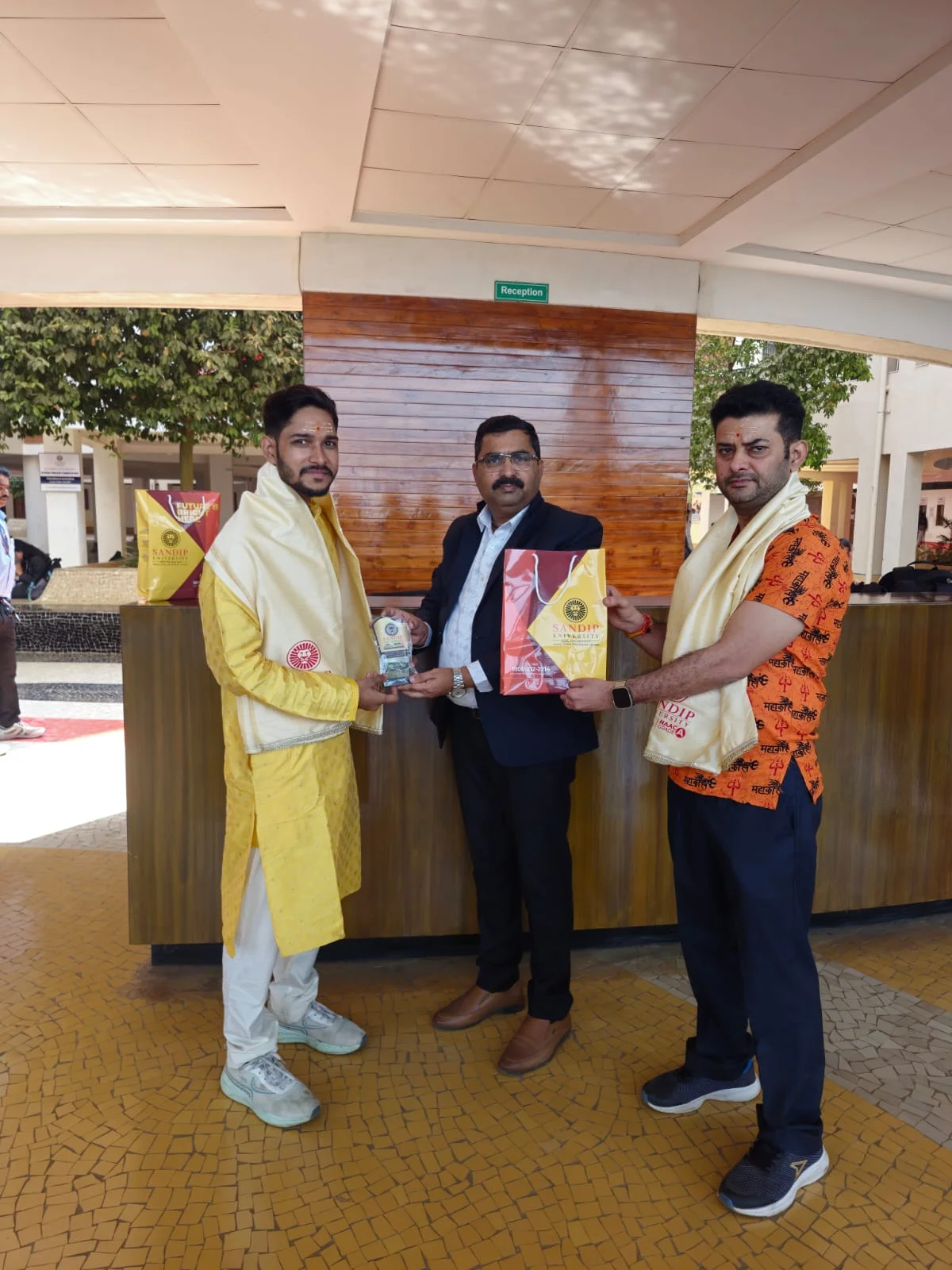Meet With Sandip University Registrar